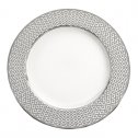 Marcella Platinum Ceramic Charger for Rent