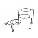 Wrought Iron Plate Stand 4 Tier for Rent