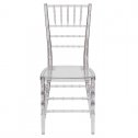 Ghost Chiavari chair front view