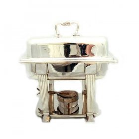 Silver Chafer Square (4 qt) for Rent