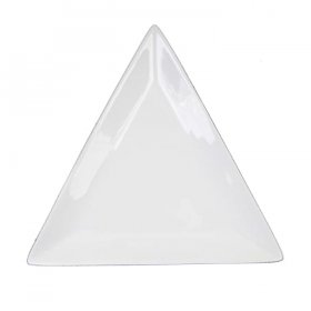 White Triangle Salad Plate for Rent