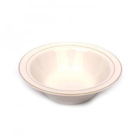 Ivory Bowl w/ Gold Rim for Rent