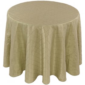 Taffeta Pintuck Tablecloth for Rent