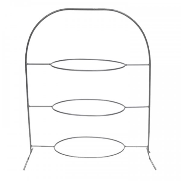 Wrought Iron 3 Tier Oval Stand for Rent