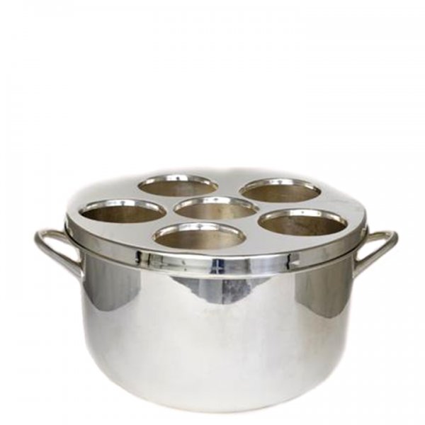 Silver 6-Bottle Wine Tub for Rent