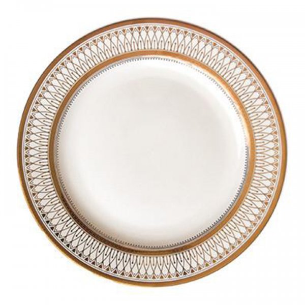 Gabrielle Gold Ceramic Charger for Rent