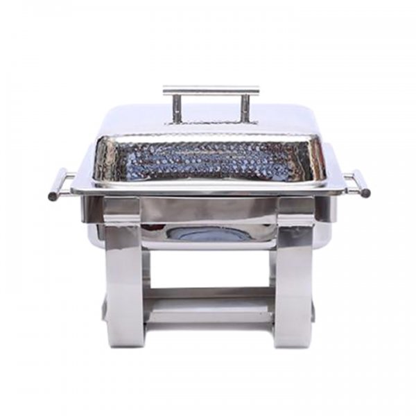 Hammered Chafer Square (4 qt) for Rent