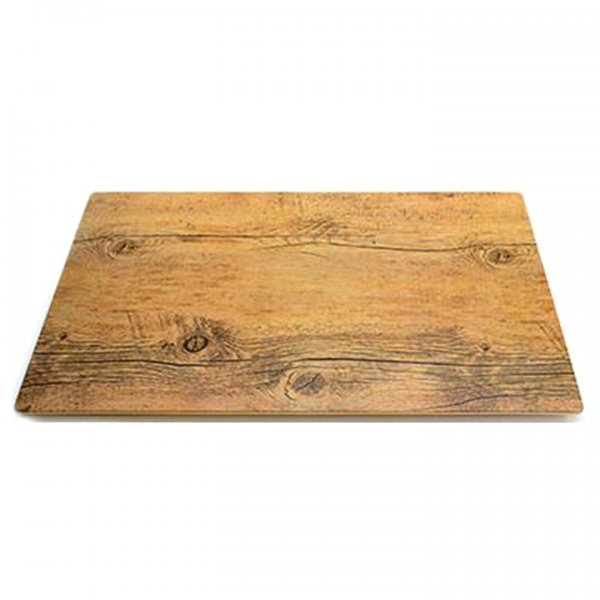 Mod Melamine Faux Wood Tray for Rent