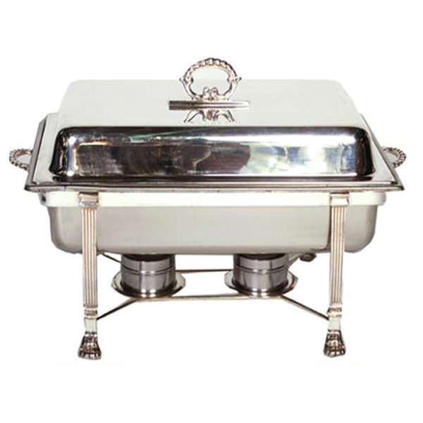 Silver Chafer Rectangle (8 qt) Rectangle (8 qt) for Rent
