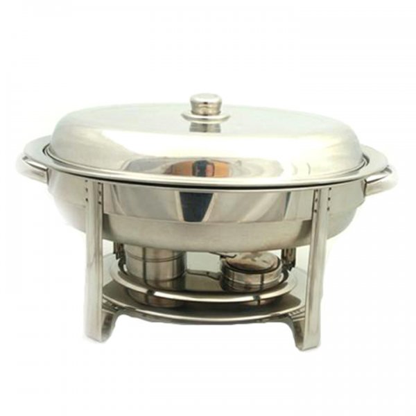 Stainless Chafer Oval (6 qt) for Rent