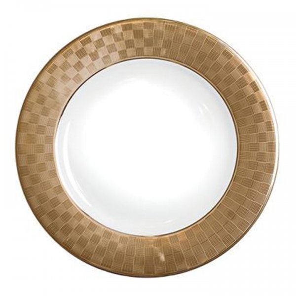 Villere Gold Ceramic Charger for Rent
