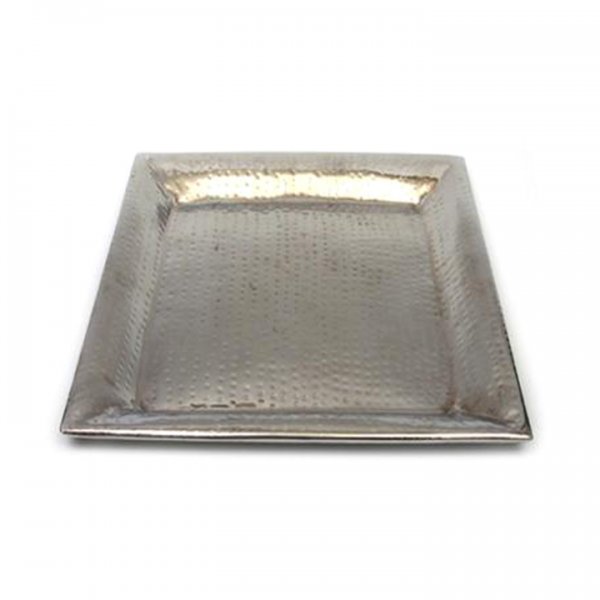 Hammered Tray - 16" Square for Rent