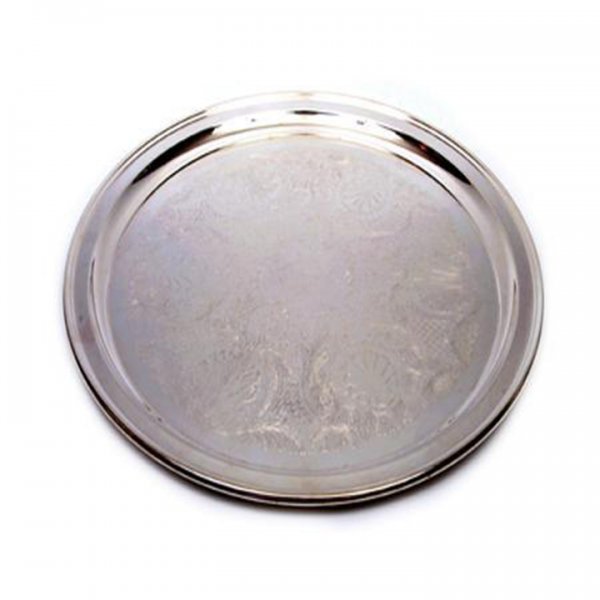 Silver Tray Round for Rent