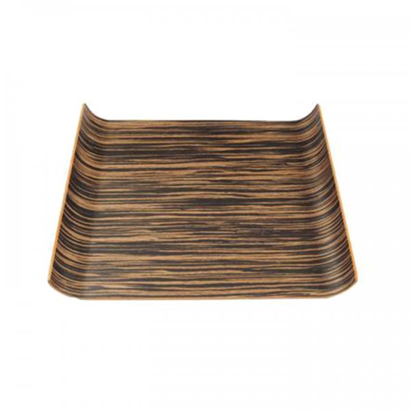Wood Curved Tray 17" x 12" for Rent
