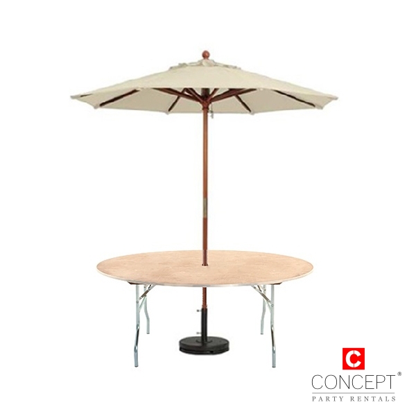 Umbrella Round Table for Rent